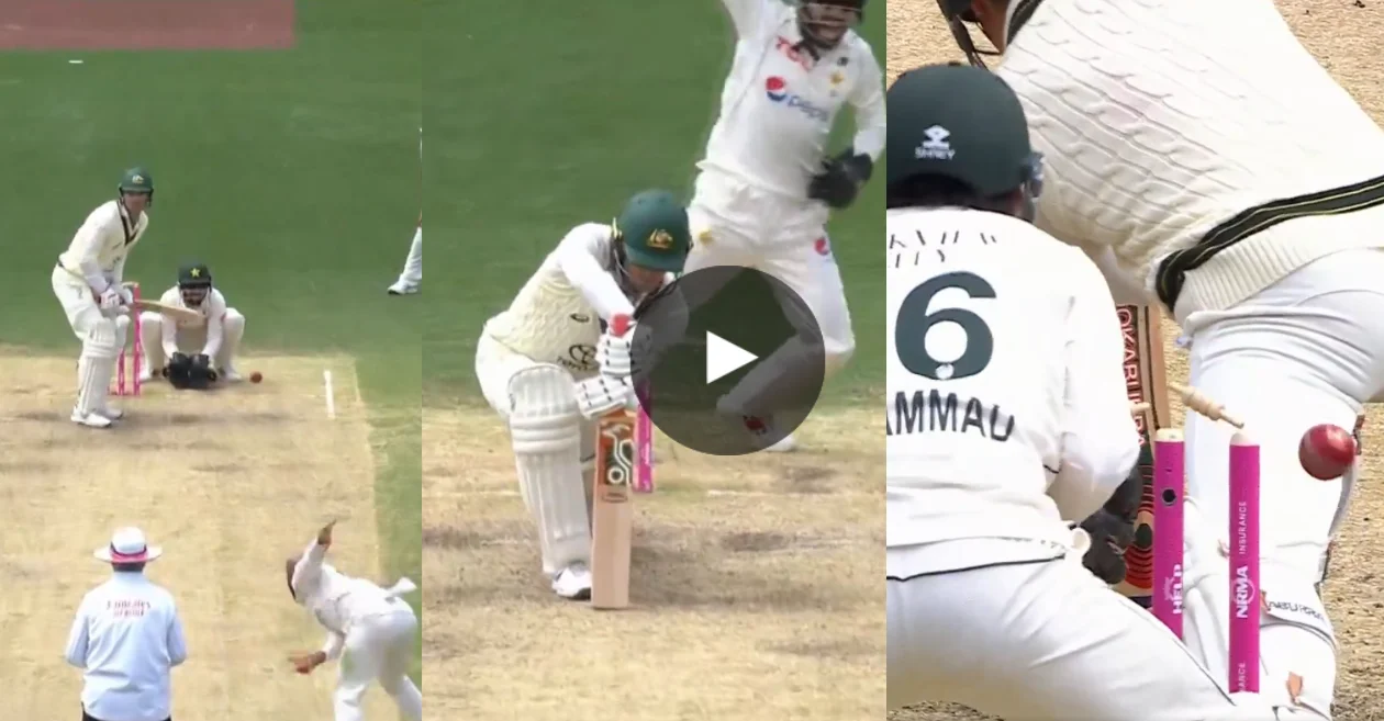 WATCH: Sajid Khan cleans up Alex Carey with an astounding delivery during AUS vs PAK, 3rd Test